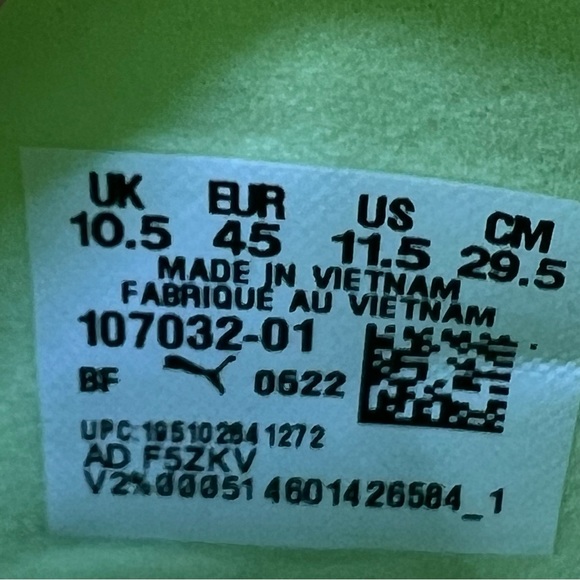 Puma Ultra Match LL FG/AG Fizzy/Parison/Blue 107032-01 Men’s Size 11.5 - Picture 10 of 10